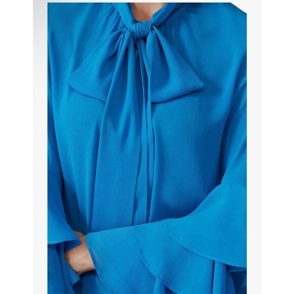 Prabal Gurung Rent The Runway Pre-Loved Blue Bell Sleeve Blouse 2 $398 - Picture 6 of 6